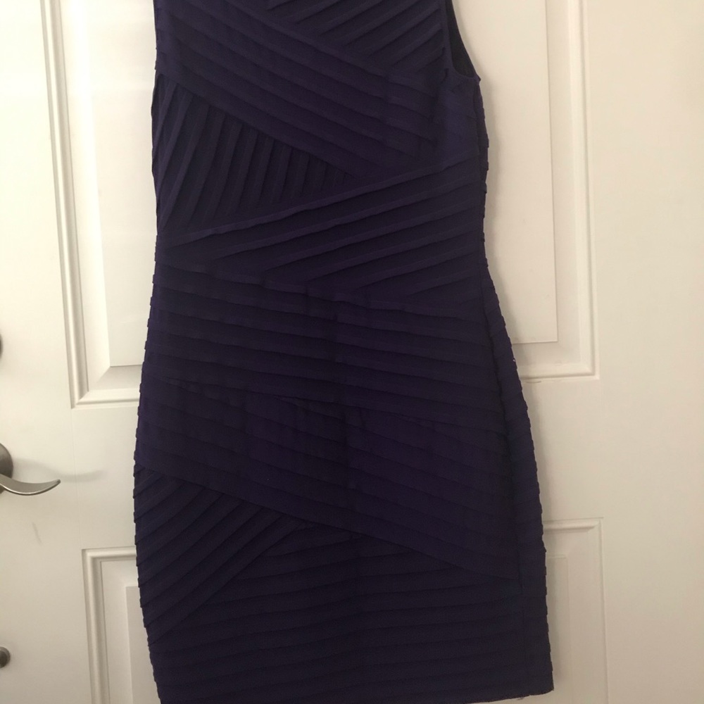 Calvin Klein Purple Body-Con Dress Size 6